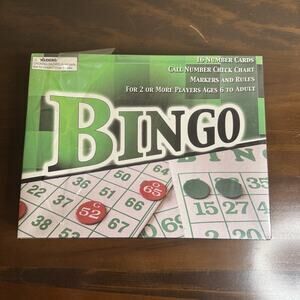NEW BINGO Game Greenbriar International Sealed in Box Games Family Night